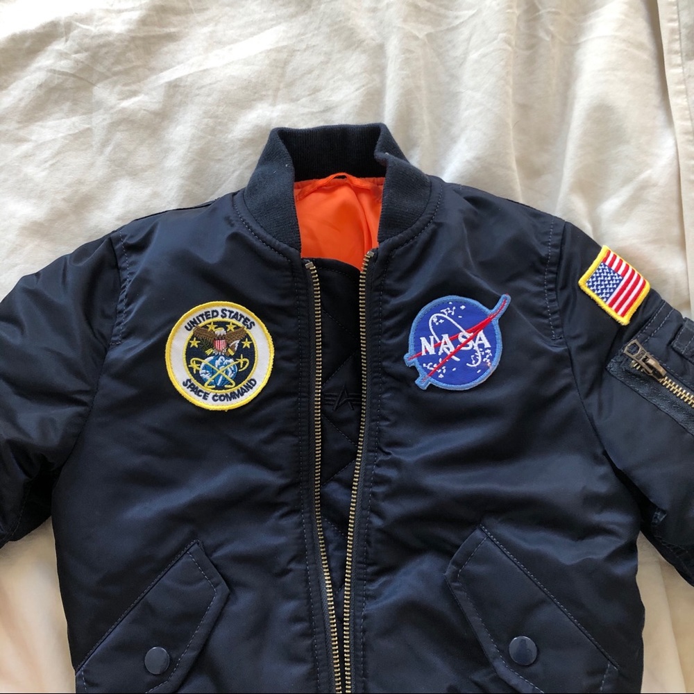 Toddler Alpha Indistries NASA Bomber Jacket
